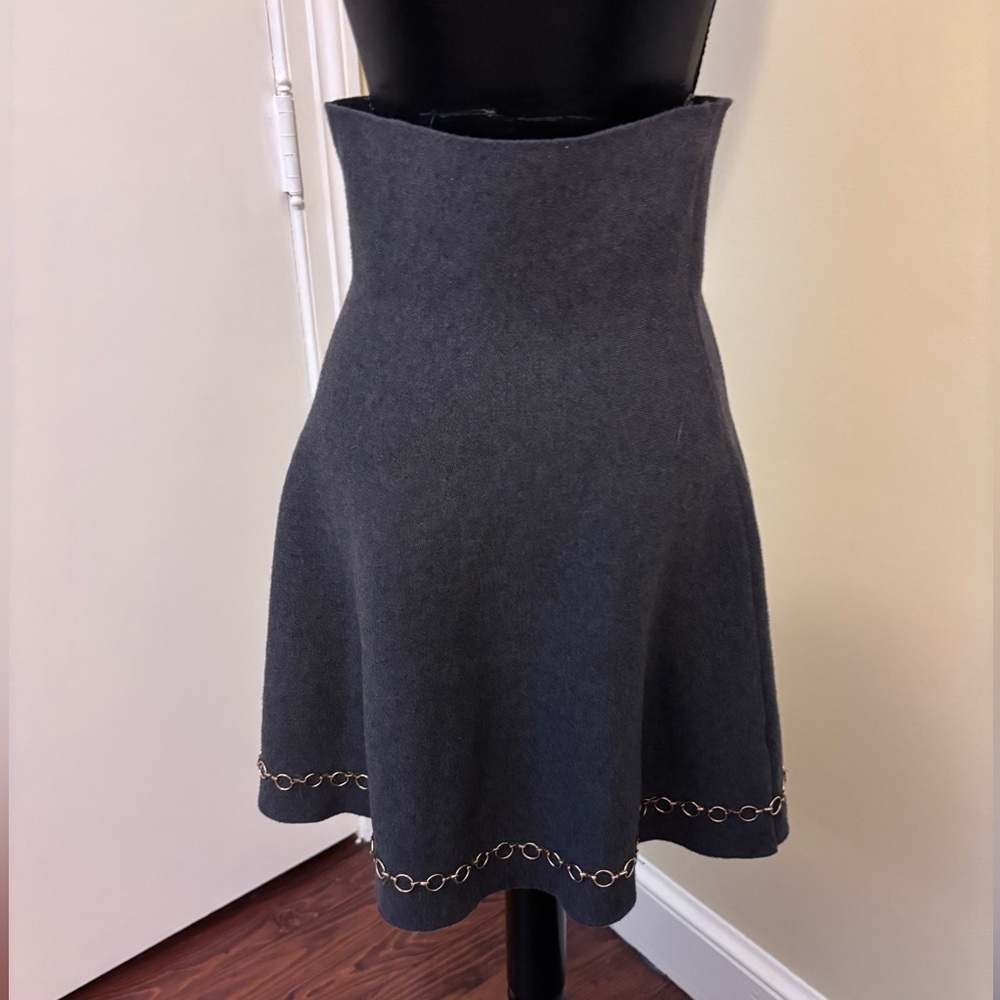 ZARA Skirt with Gold Embellishments